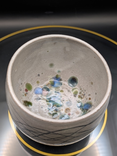 Confetti Glazed Candy Dish