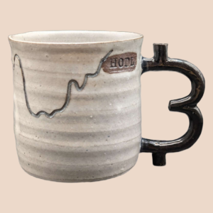 Bitcoin Maxi Mug in Black & White